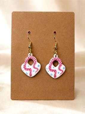 Handmade snake earrings
